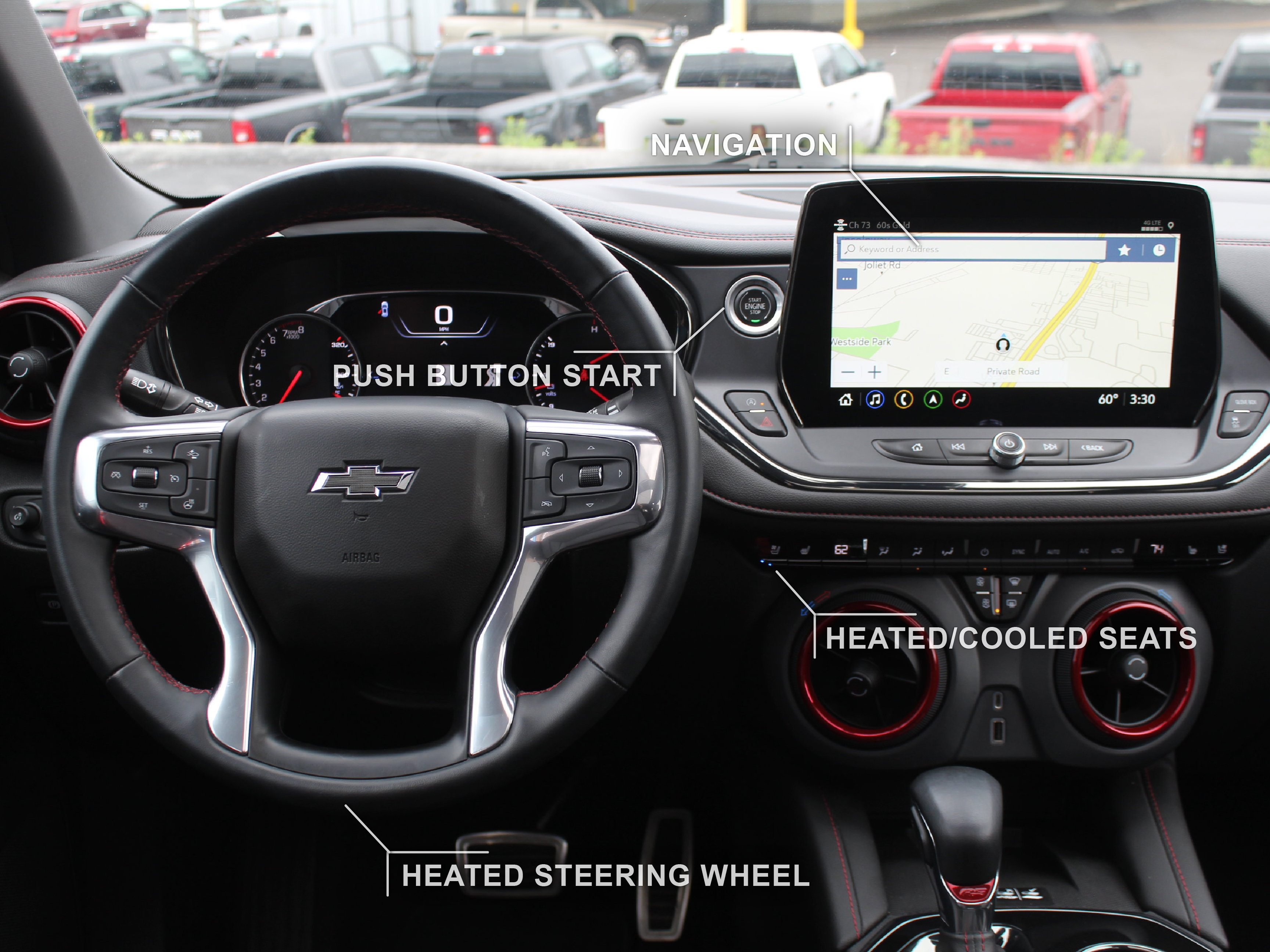 Used 2023 Chevrolet Blazer RS w/ Driver Confidence II Package AWD/4WD image 3