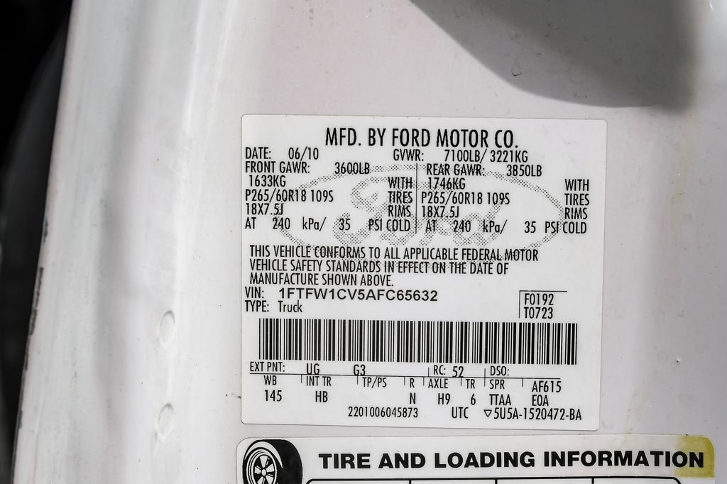 Used 2010 Ford F150 Lariat RWD image 53
