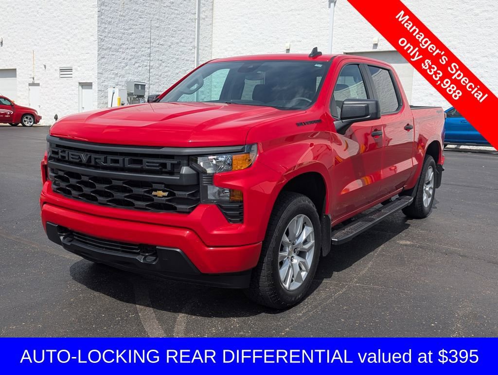 Used 2023 Chevrolet Silverado 1500 Custom w/ LPO, Dark Essentials Package AWD/4WD image 4
