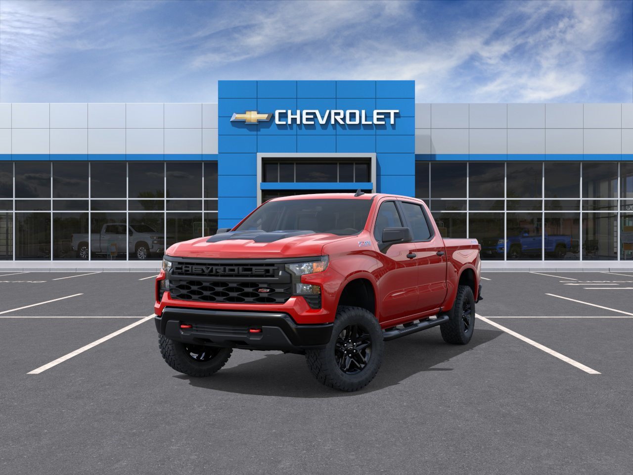 New 2026 Chevrolet Silverado 1500 Custom Trail Boss w/ LPO, Dark Essentials Package AWD/4WD image 9