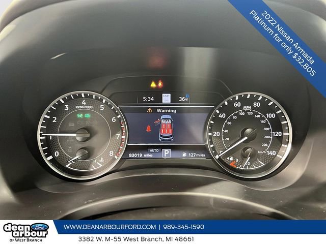 Used 2022 Nissan Armada Platinum w/ Captain's Chairs Package image 16