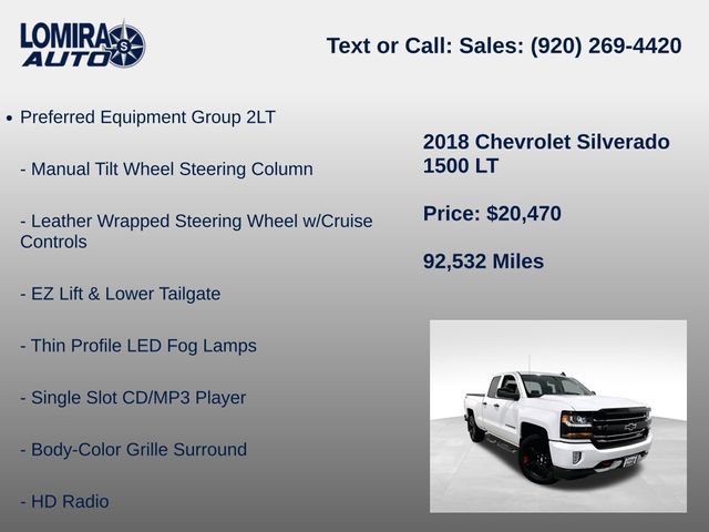 Used 2018 Chevrolet Silverado 1500 LT w/ Redline Edition AWD/4WD image 21