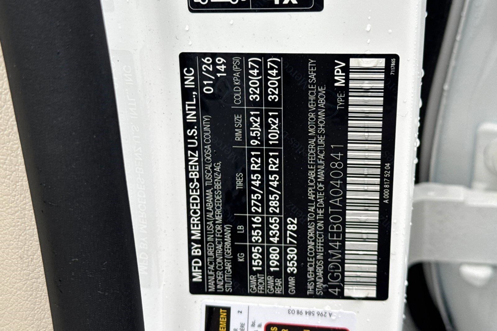 New 2026 Mercedes-Benz EQS 550 4MATIC SUV image 20