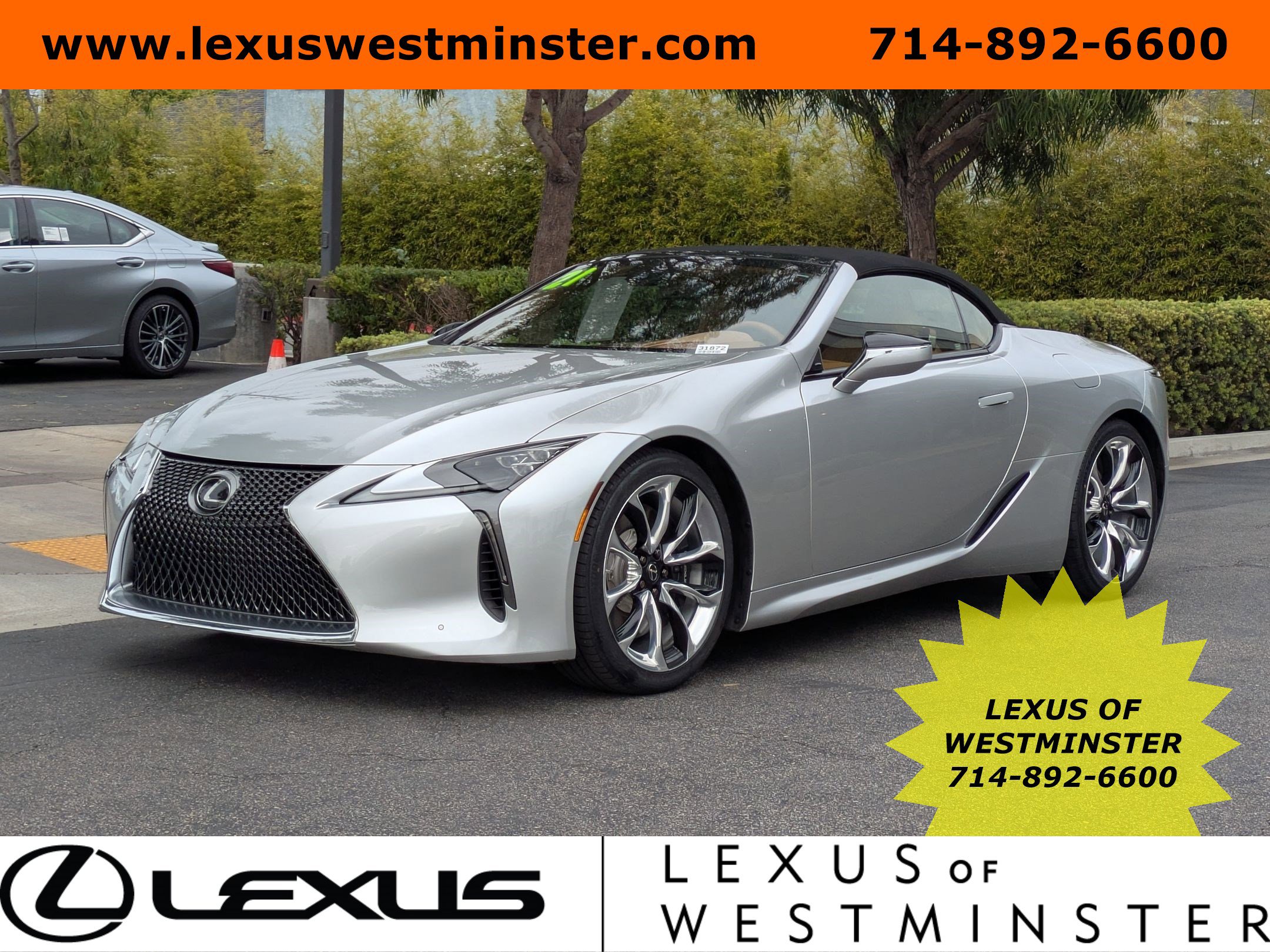 Certified 2021 Lexus LC 500 Convertible