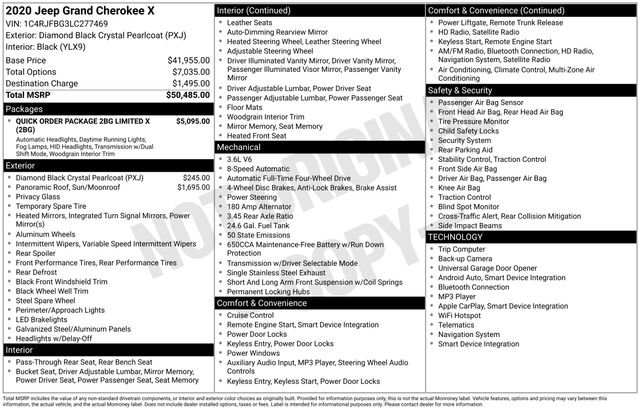 Used 2020 Jeep Grand Cherokee Limited X image 43