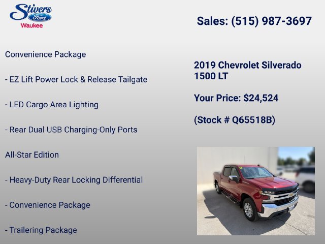 Used 2019 Chevrolet Silverado 1500 LT w/ All-Star Edition AWD/4WD image 39