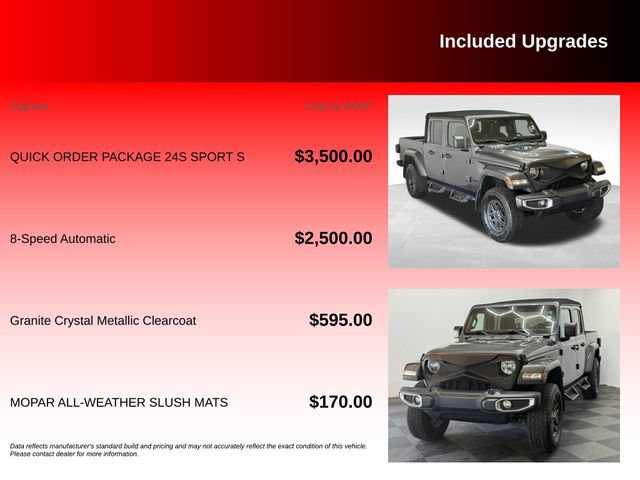 Certified 2024 Jeep Gladiator Sport AWD/4WD image 6