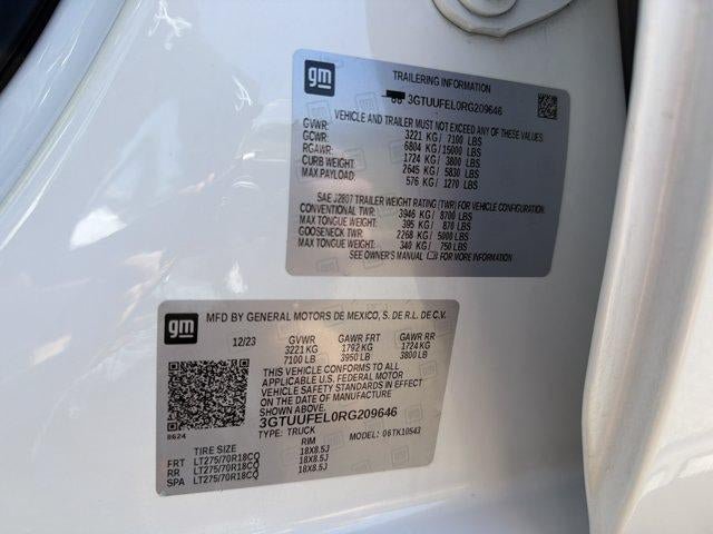 Used 2024 GMC Sierra 1500 AT4X AWD/4WD image 37