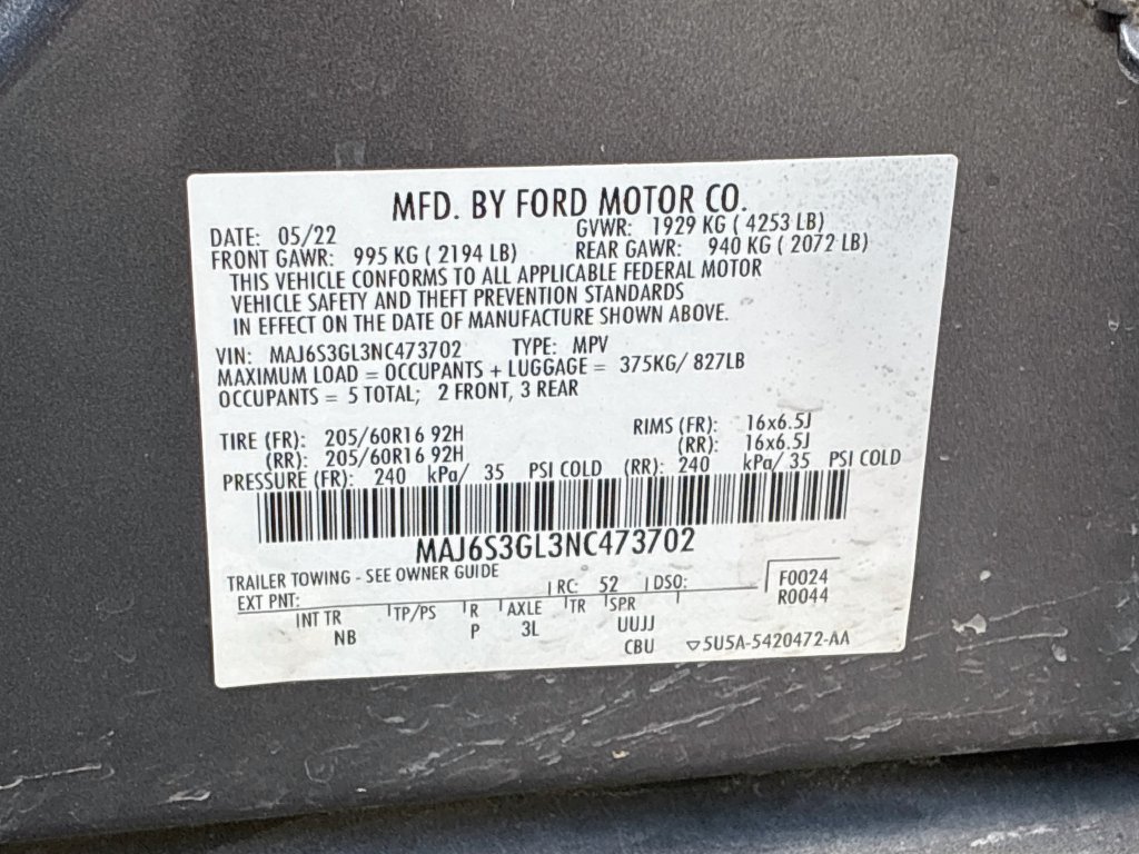 Used 2022 Ford EcoSport SE AWD/4WD image 31