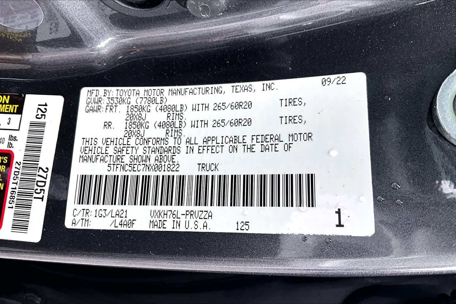 Used 2022 Toyota Tundra Platinum AWD/4WD image 34