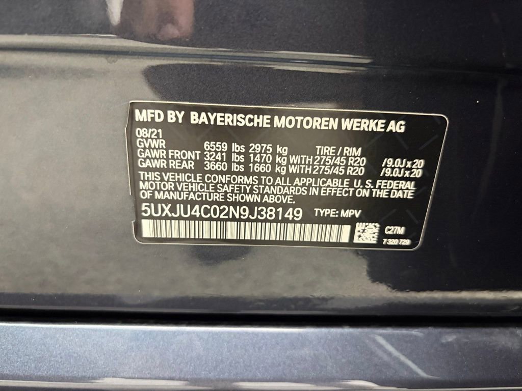 Used 2022 BMW X5 M50i w/ Executive Package image 49