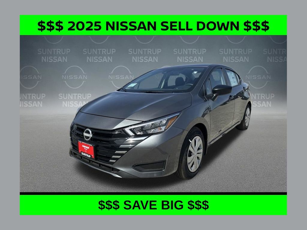 New 2025 Nissan Versa S w/ Trunk Package