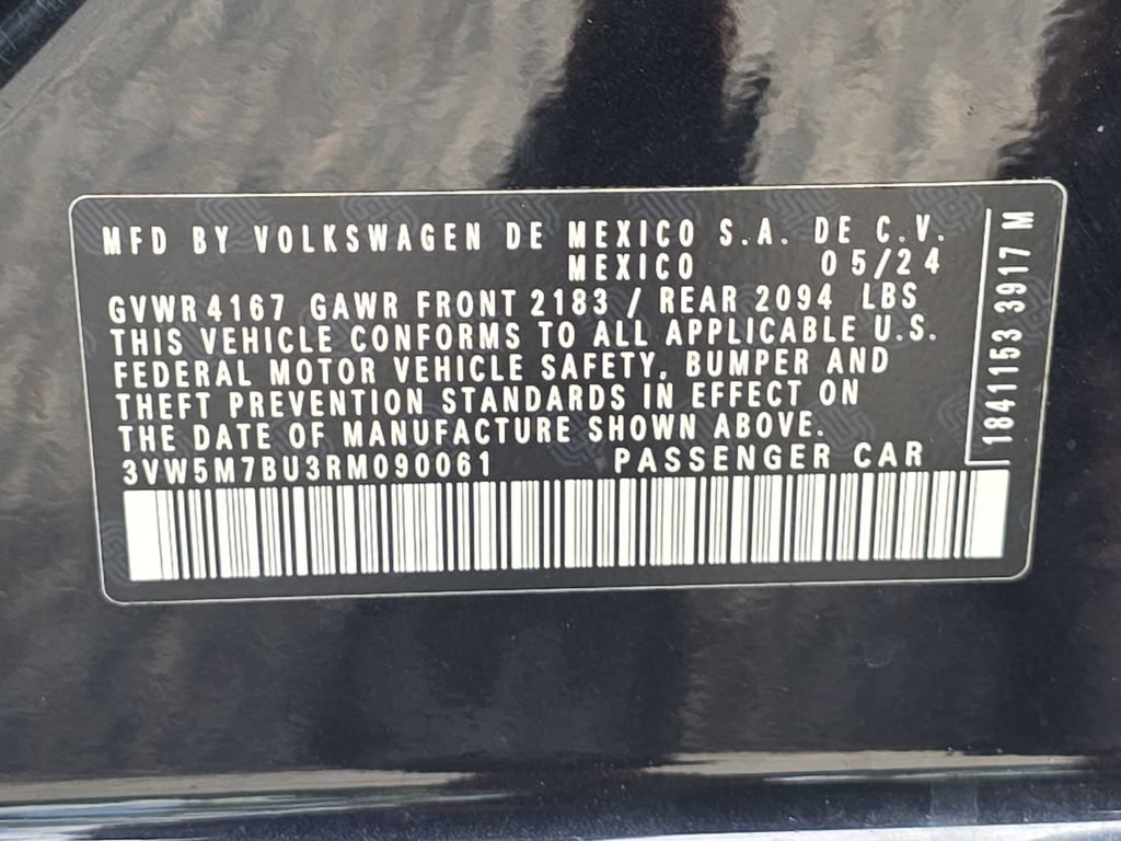 Certified 2024 Volkswagen Jetta S FWD image 30