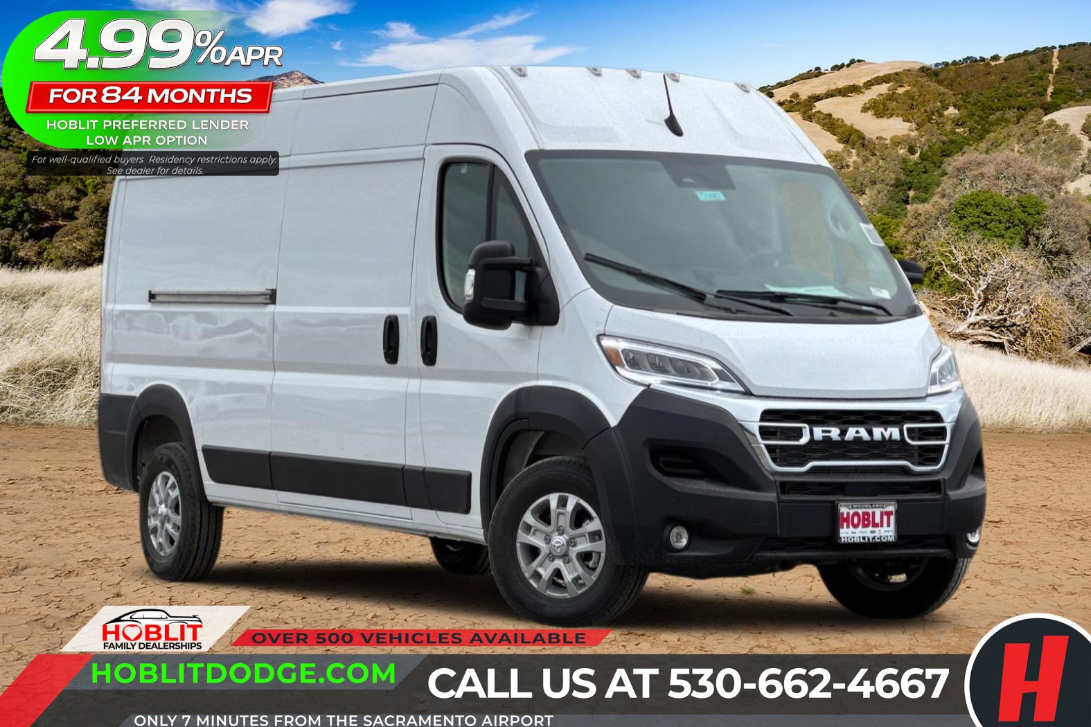 New 2026 RAM ProMaster 2500 w/ Quick Order Package 22G SLT FWD image 1