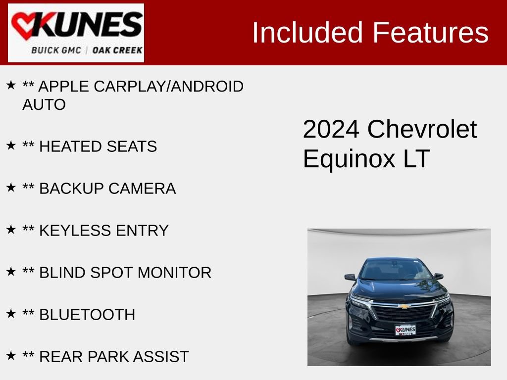 Used 2024 Chevrolet Equinox LT AWD/4WD image 2