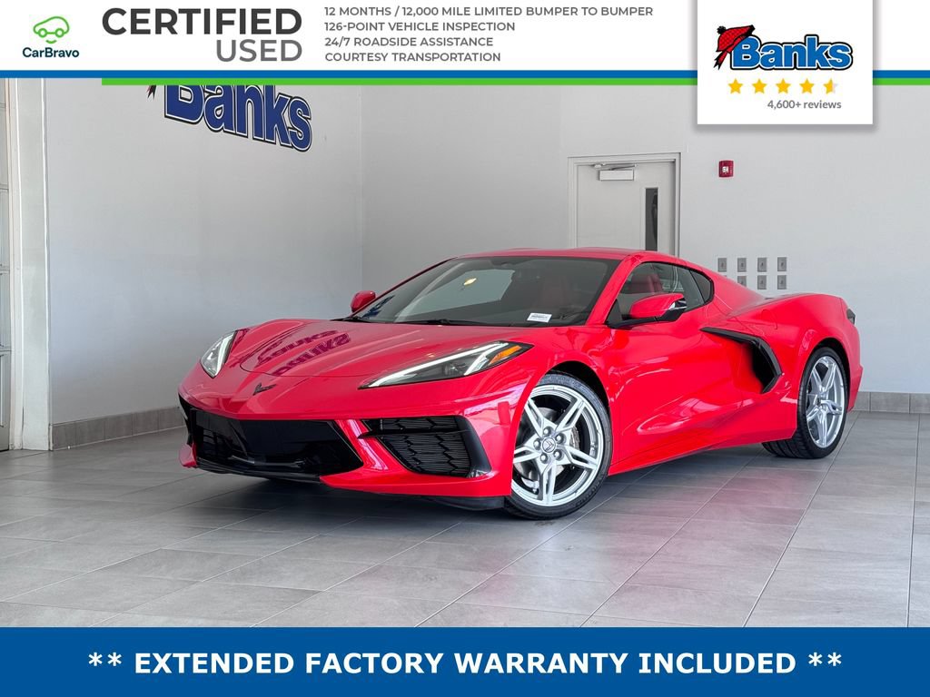 Certified 2021 Chevrolet Corvette Stingray Coupe w/ 1LT