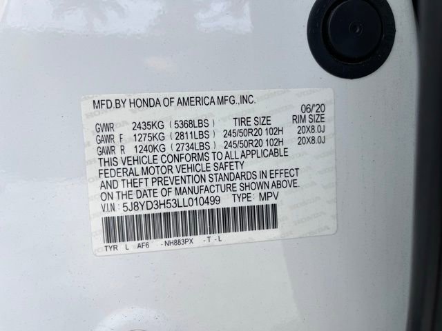 Used 2020 Acura MDX FWD w/ Technology Package image 16