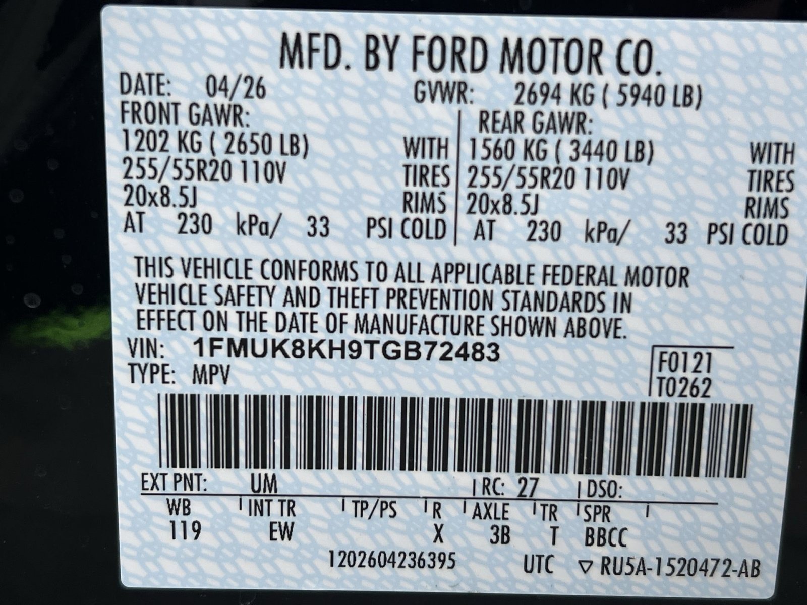 New 2026 Ford Explorer ST-Line AWD/4WD image 53