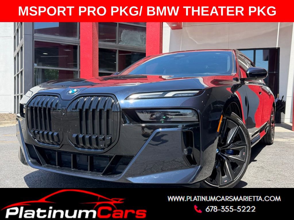 Used 2023 BMW 740i w/ Parking Assistance Package RWD image 1