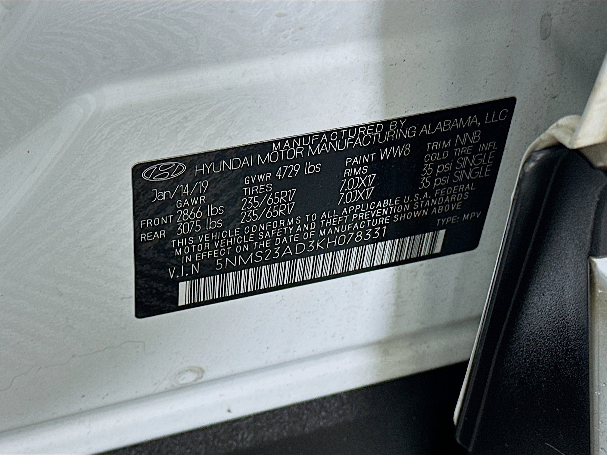 Used 2019 Hyundai Santa Fe SE FWD image 12