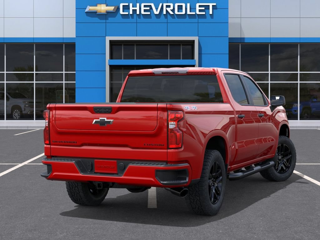 New 2026 Chevrolet Silverado 1500 Custom w/ Turbomax Blackout Package AWD/4WD image 4