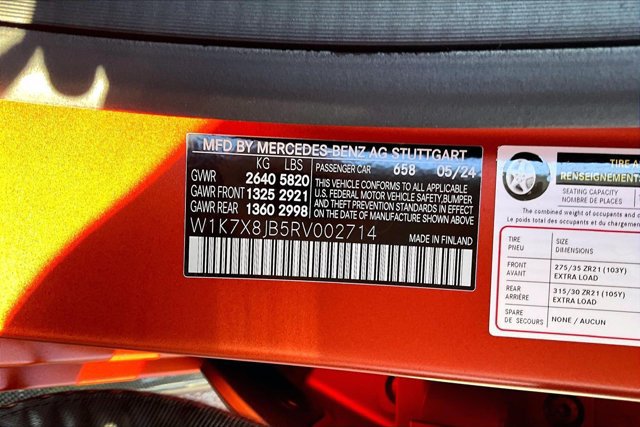 Certified 2024 Mercedes-Benz AMG GT 63 image 28