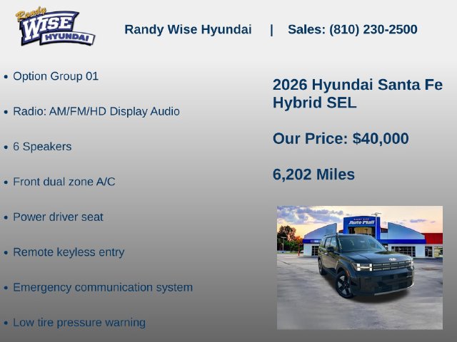 New 2026 Hyundai Santa Fe SEL AWD/4WD image 5