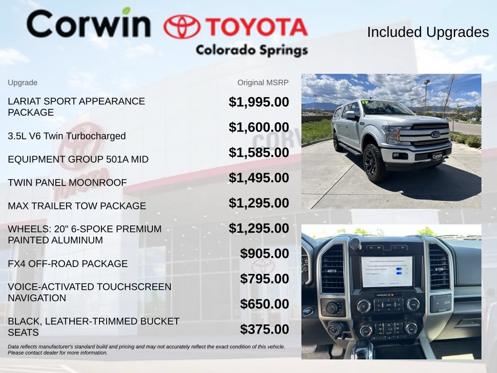 Used 2019 Ford F150 Lariat AWD/4WD image 4