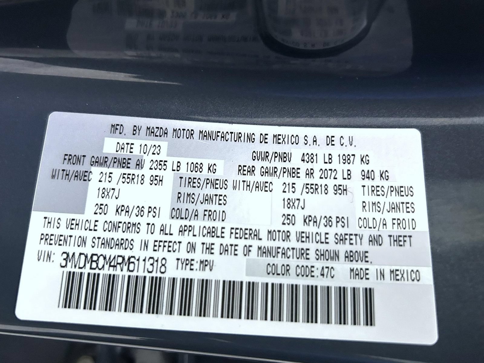 Certified 2024 MAZDA CX-30 AWD 2.5 S w/ Preferred Package image 25