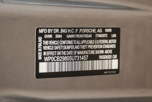 Used 2005 Porsche Boxster S image 52