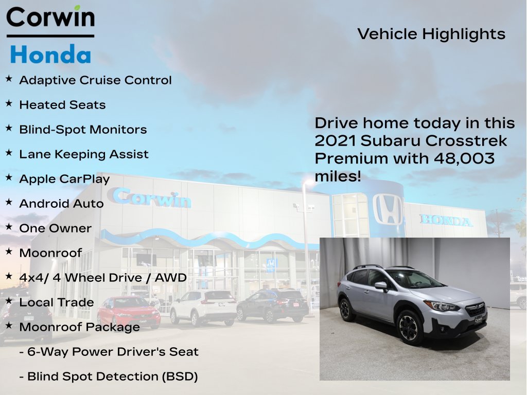 Used 2021 Subaru Crosstrek 2.0i Premium w/ Moonroof Package AWD/4WD image 6
