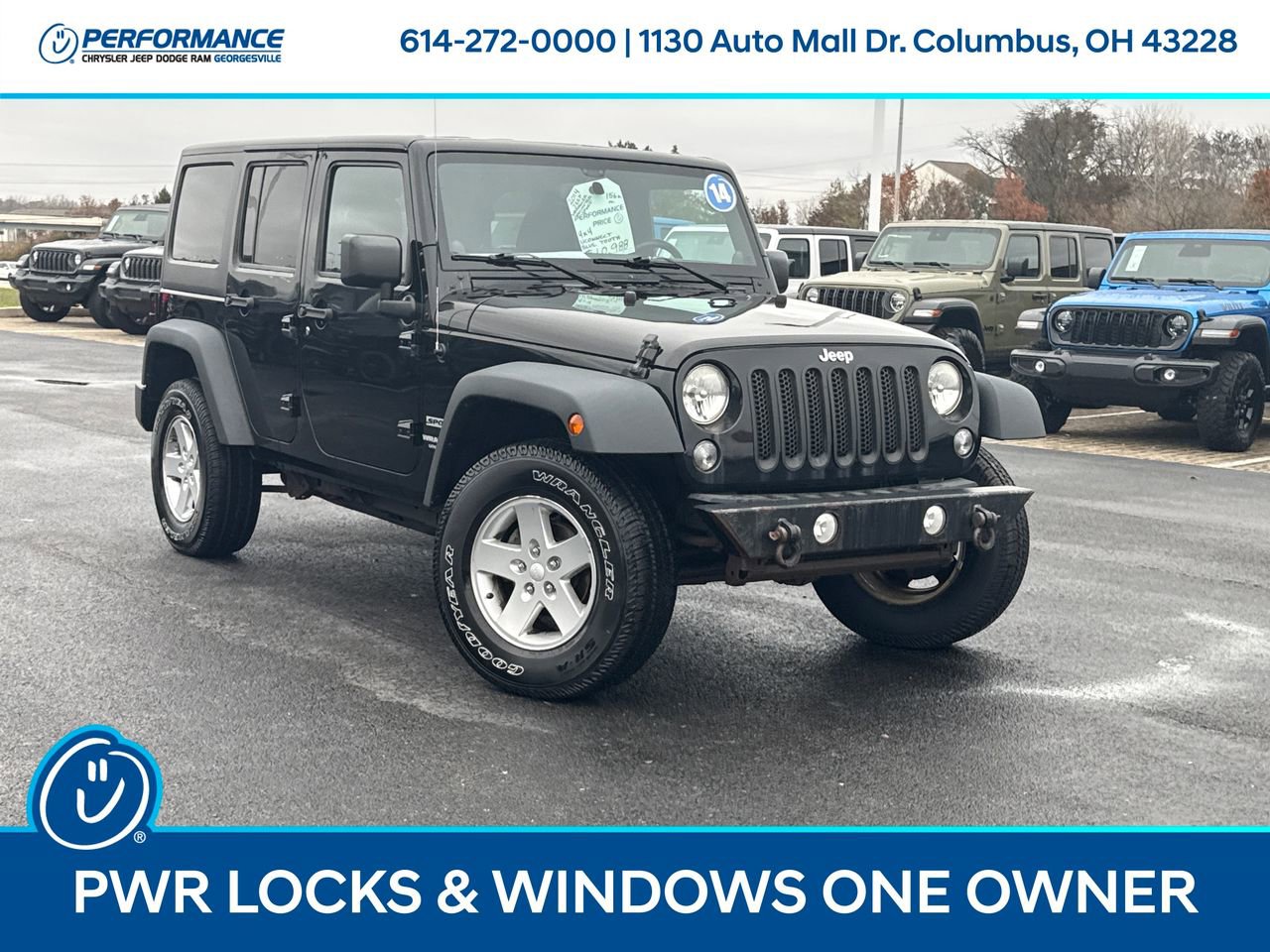 Used 2014 Jeep Wrangler Unlimited Sport w/ Quick Order Package 24S image 1