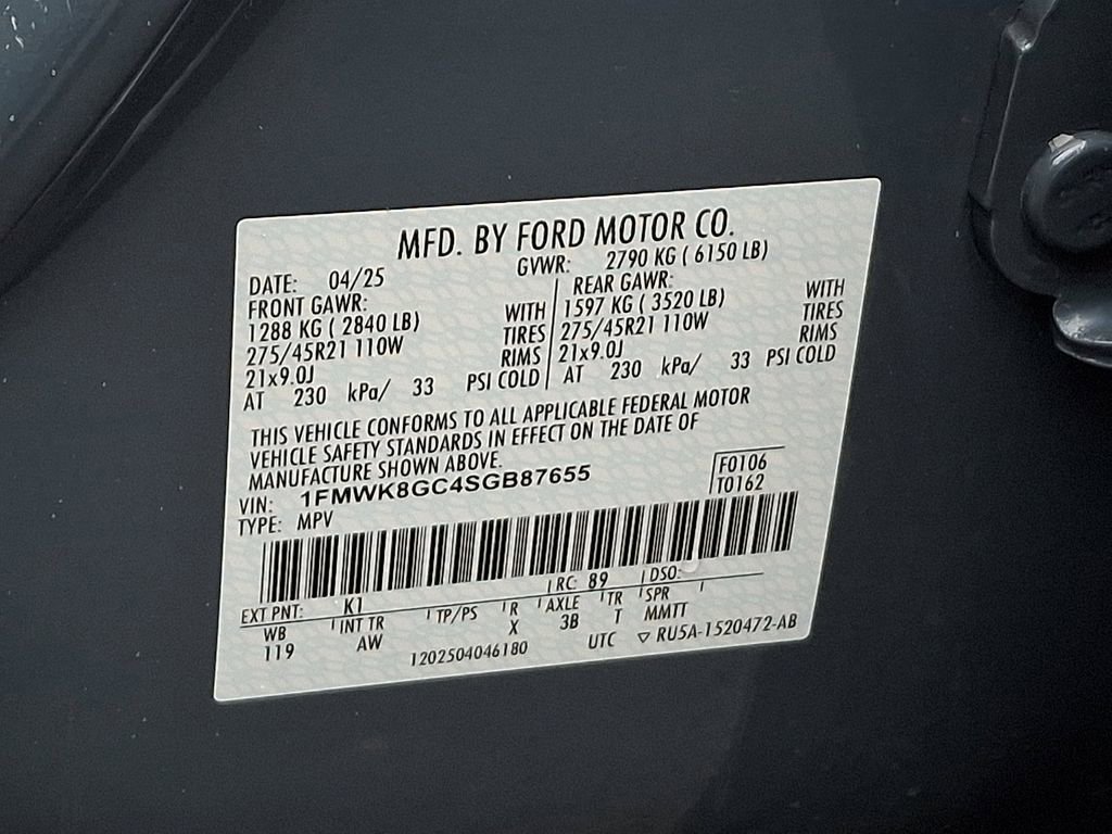 Certified 2025 Ford Explorer ST w/ Sun And Sound Package image 28