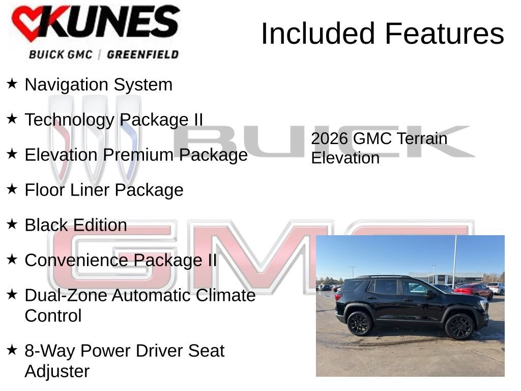 New 2026 GMC Terrain Elevation w/ Elevation Premium Package image 3
