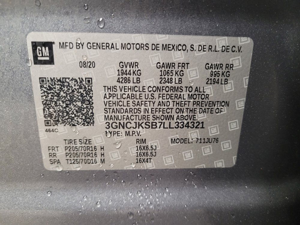 Used 2020 Chevrolet Trax LS w/ Tint and Cruise Package FWD image 33