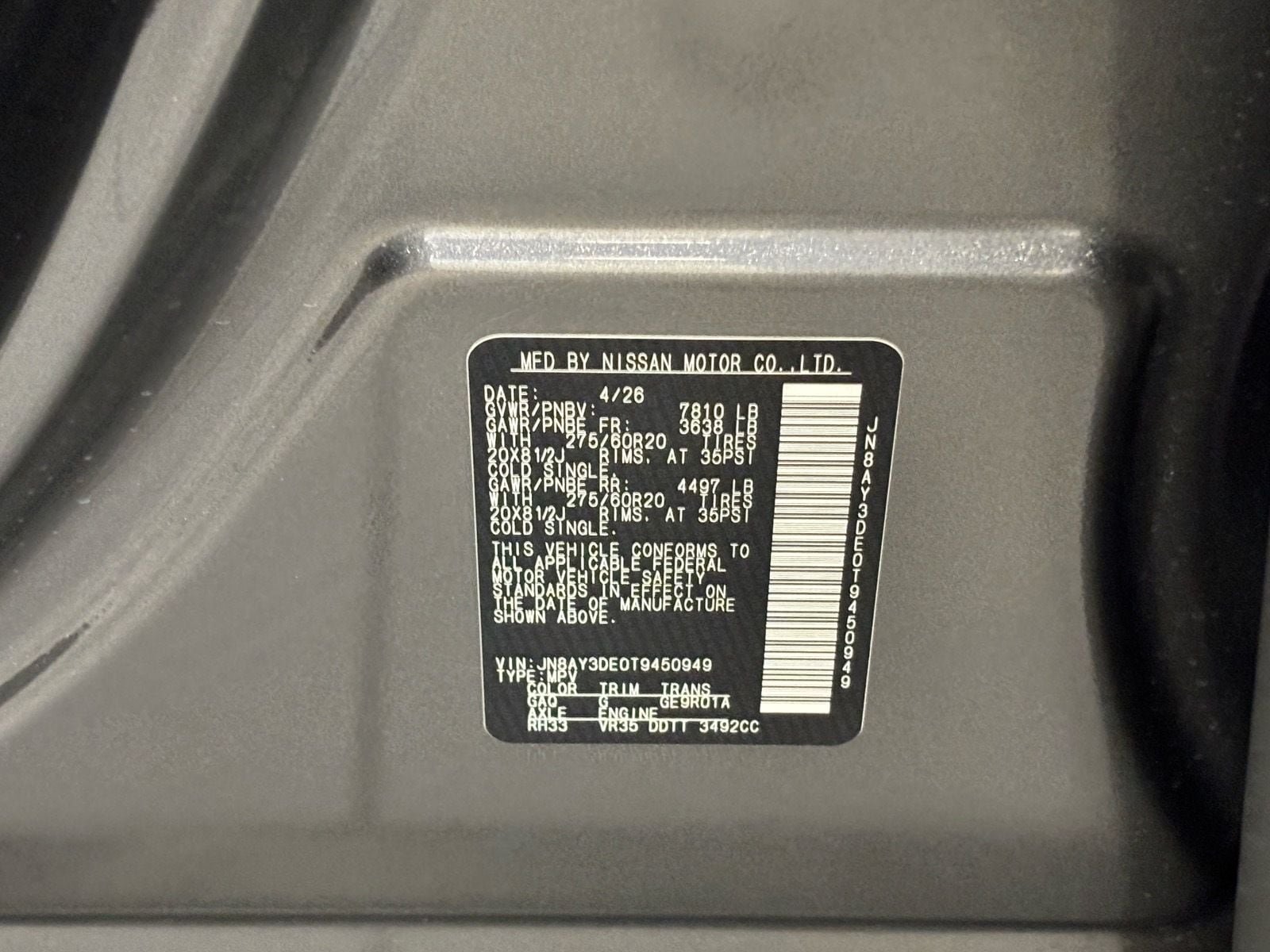 New 2026 Nissan Armada PRO-4X AWD/4WD image 26