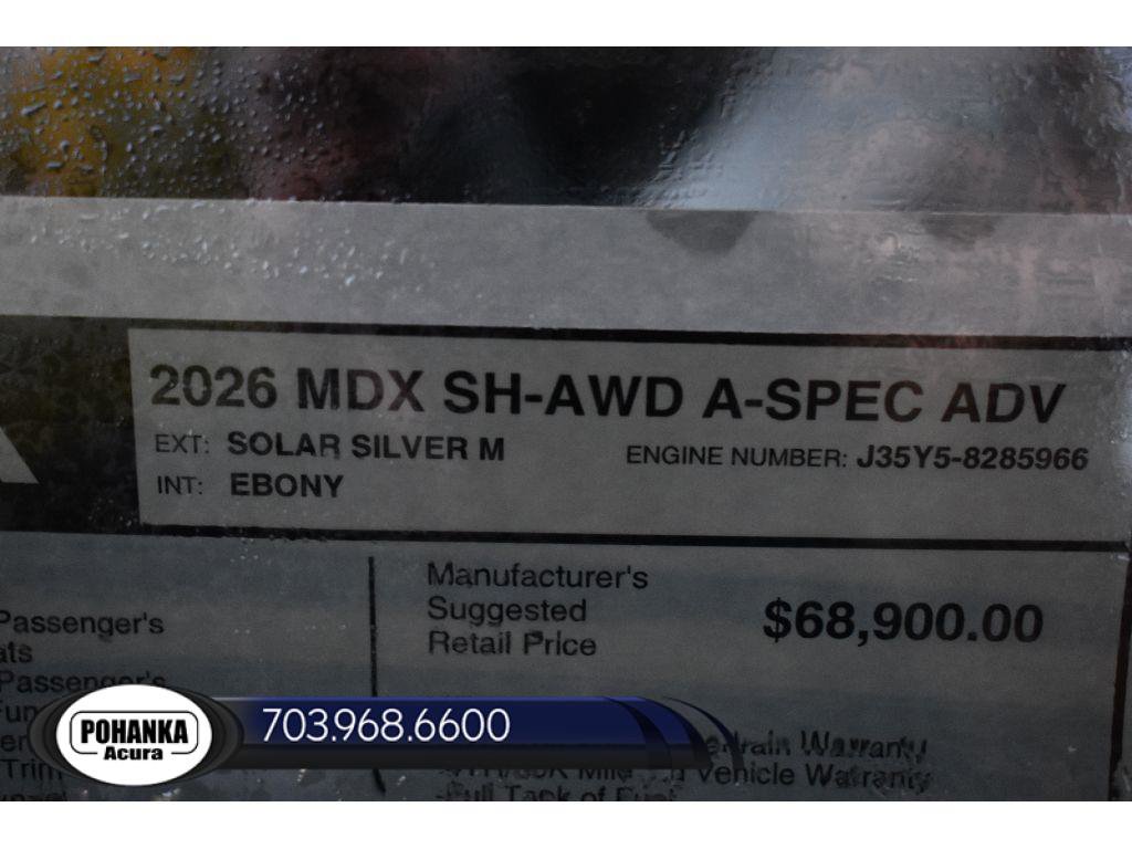 New 2026 Acura MDX A-Spec AWD/4WD image 40