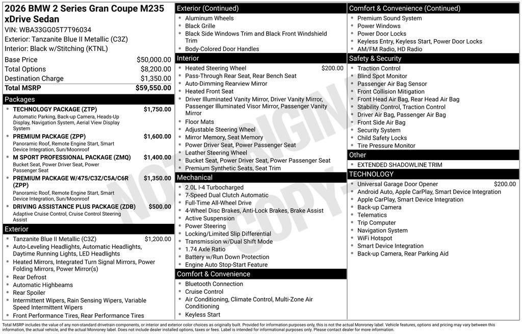 Used 2026 BMW M235i xDrive AWD/4WD image 5
