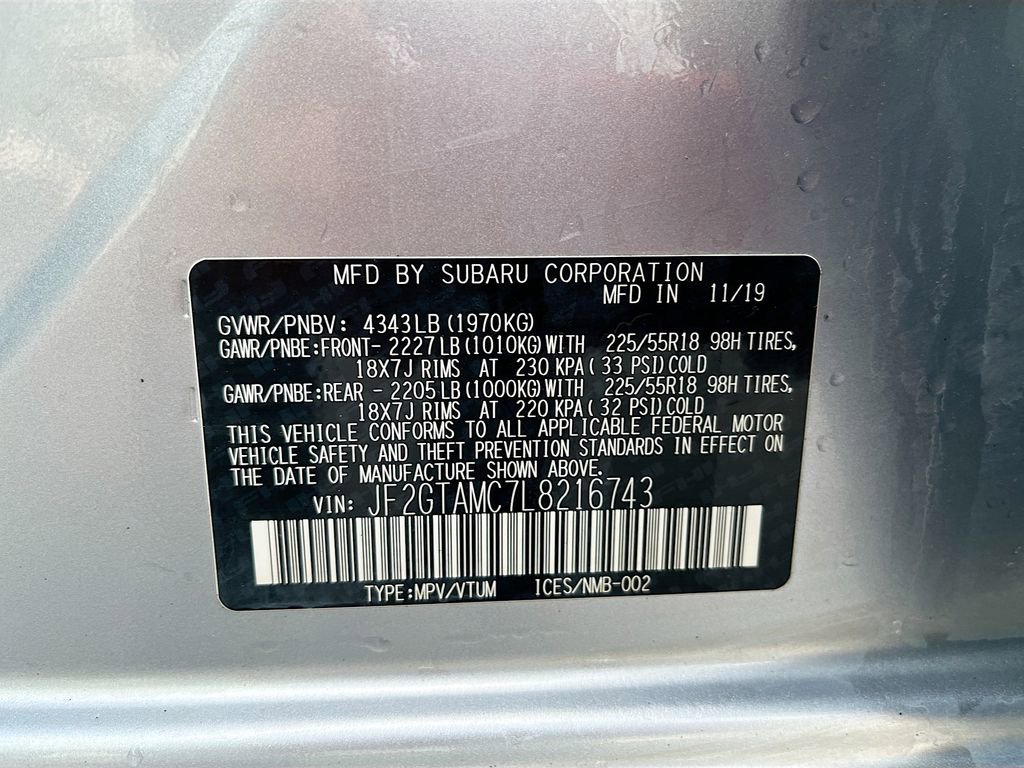 Used 2020 Subaru Crosstrek 2.0i Limited image 29