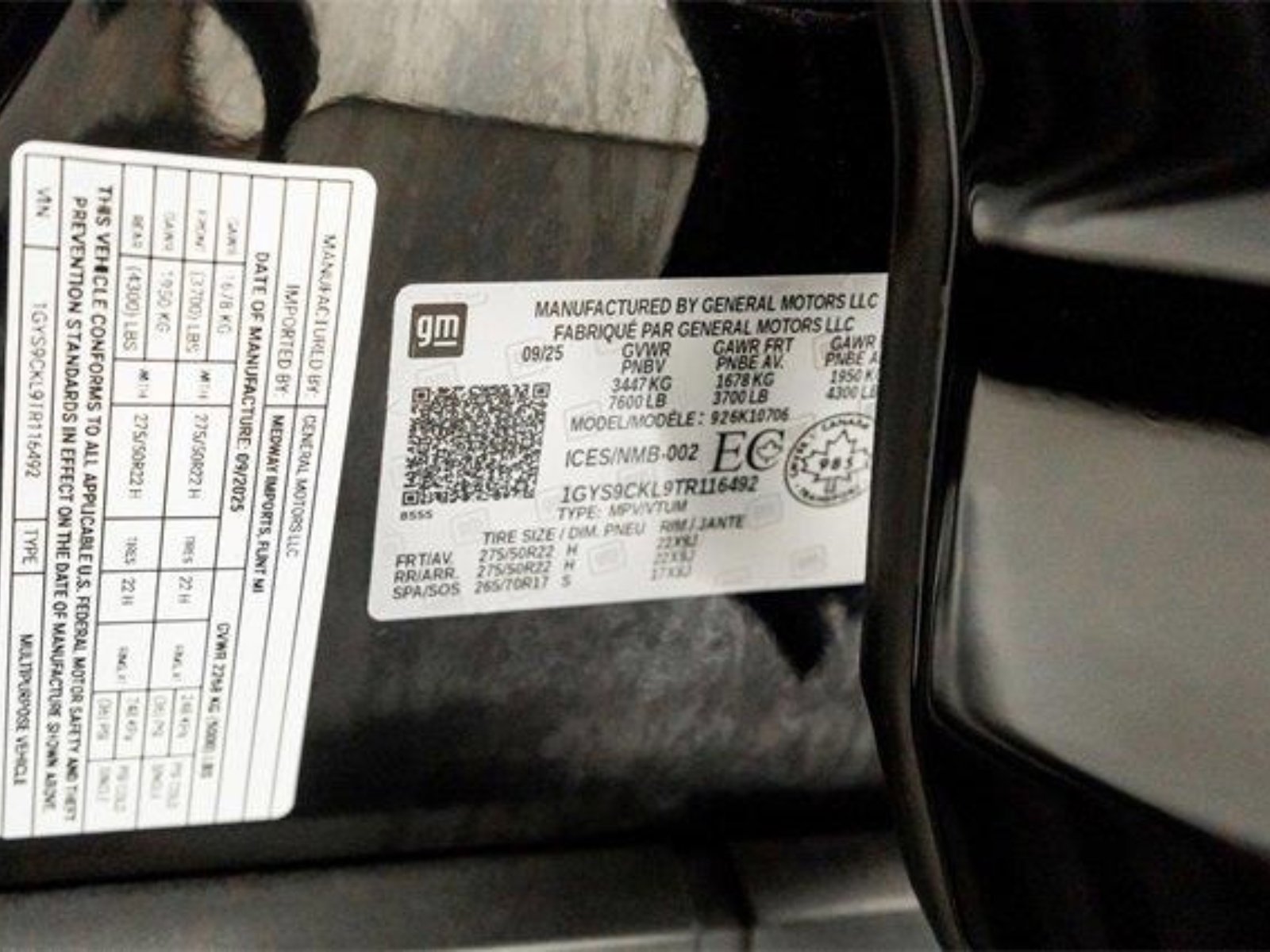 Used 2026 Cadillac Escalade Luxury w/ Touring Package image 60