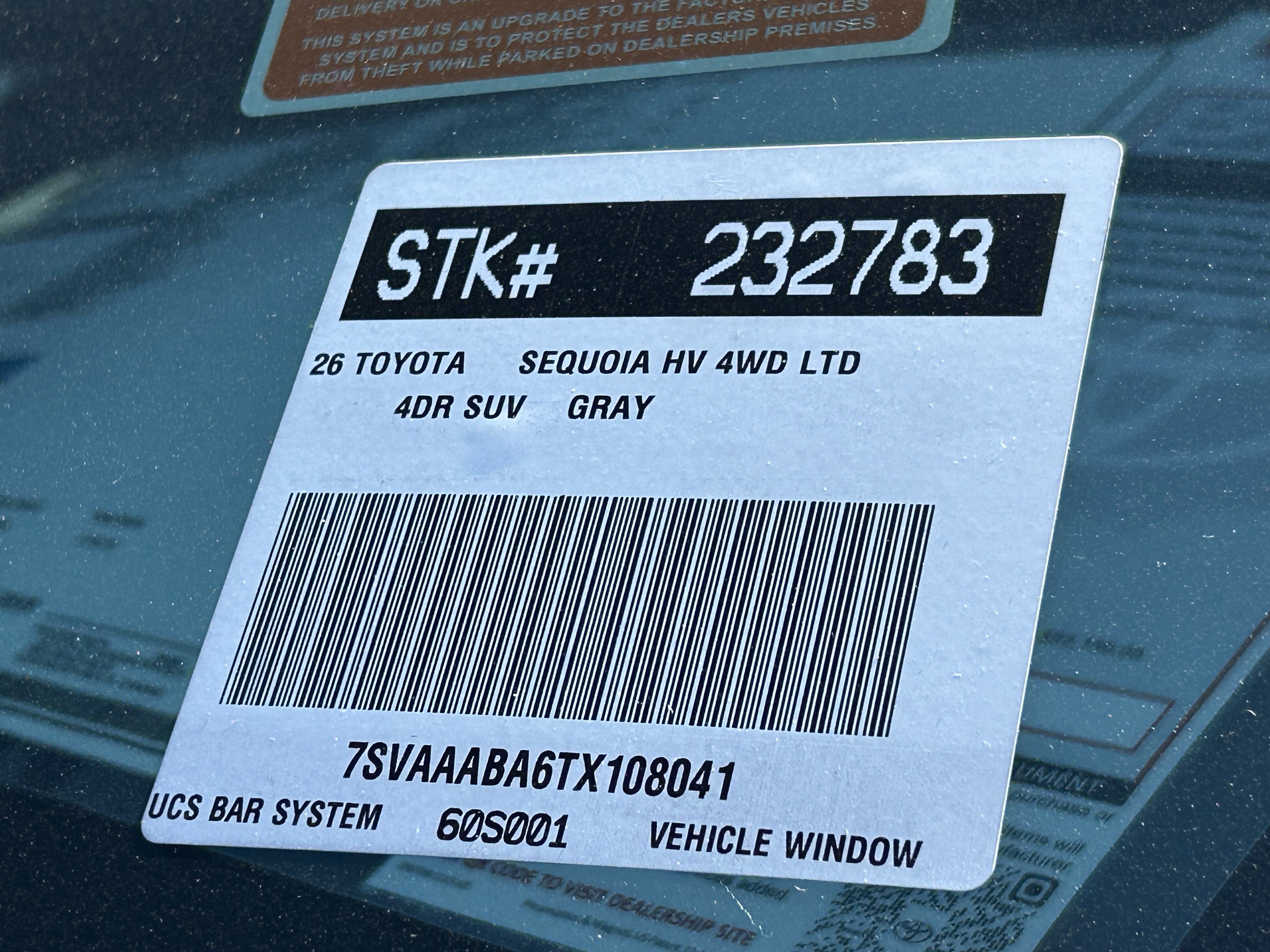 New 2026 Toyota Sequoia Limited w/ Tow Technology Package AWD/4WD image 24
