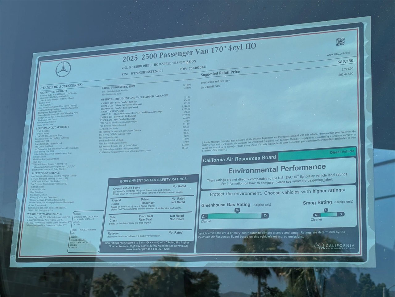 New 2025 Mercedes-Benz Sprinter 2500 image 14