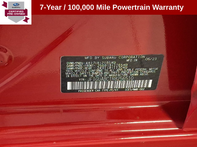 Certified 2024 Subaru Impreza 2.0i AWD/4WD image 25