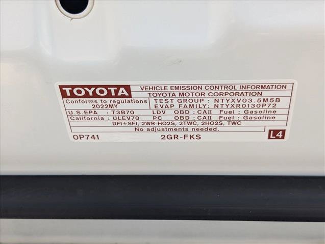 Certified 2022 Toyota Camry TRD w/ TRD Package w/JBL Audio FWD image 21