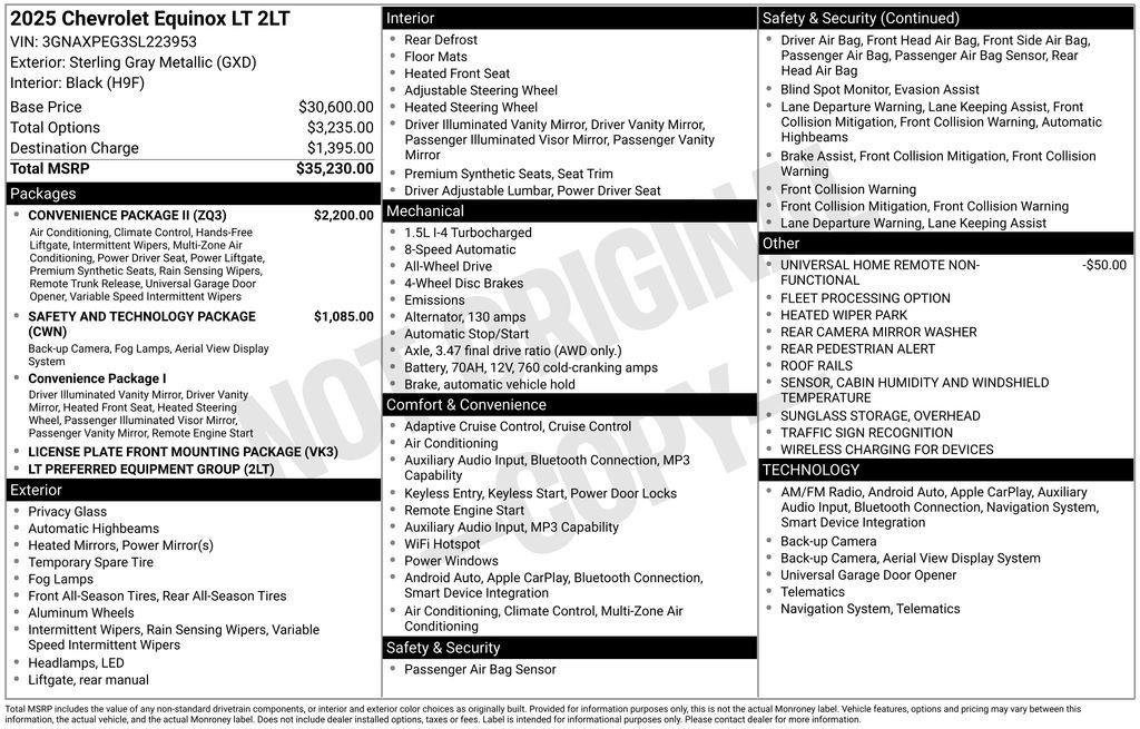 Certified 2025 Chevrolet Equinox LT w/ Convenience Package II image 1