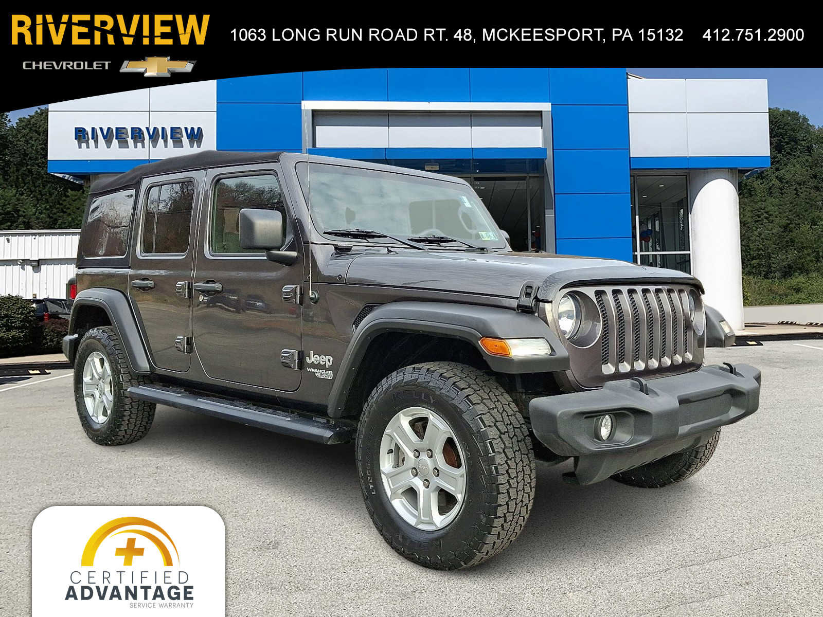 Used 2021 Jeep Wrangler Unlimited Sport image 1