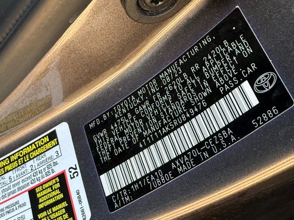 Certified 2024 Toyota Camry SE w/ Convenience Package FWD image 26
