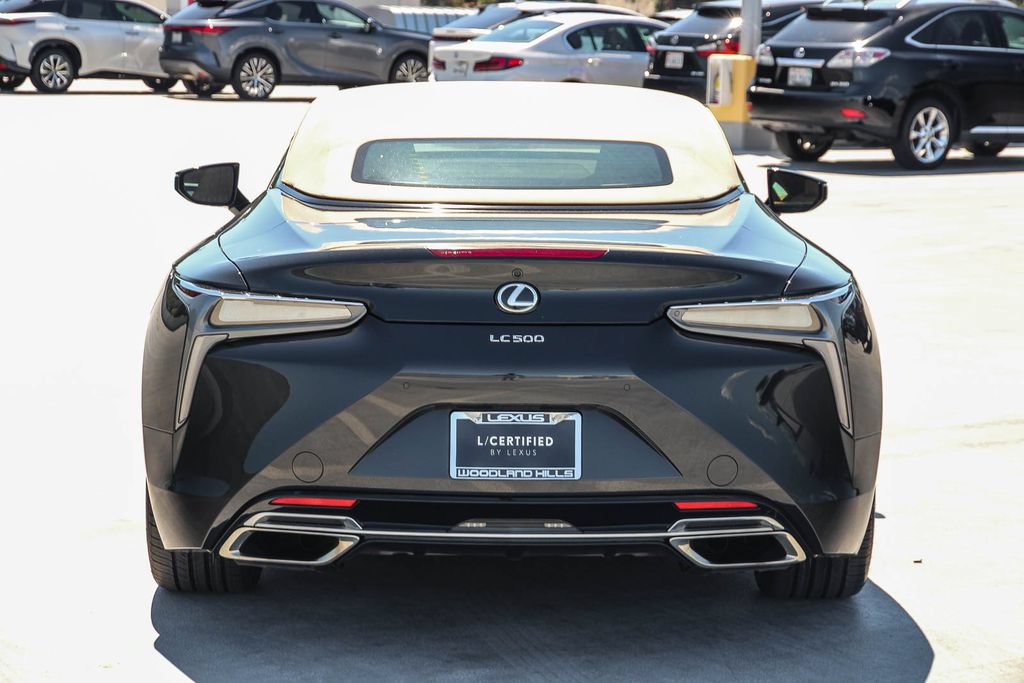 Certified 2021 Lexus LC 500 Convertible w/ Touring Package RWD image 6