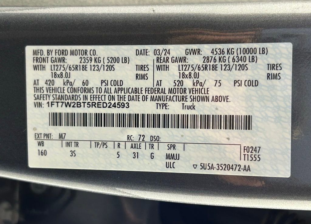 Used 2024 Ford F250 XLT image 34