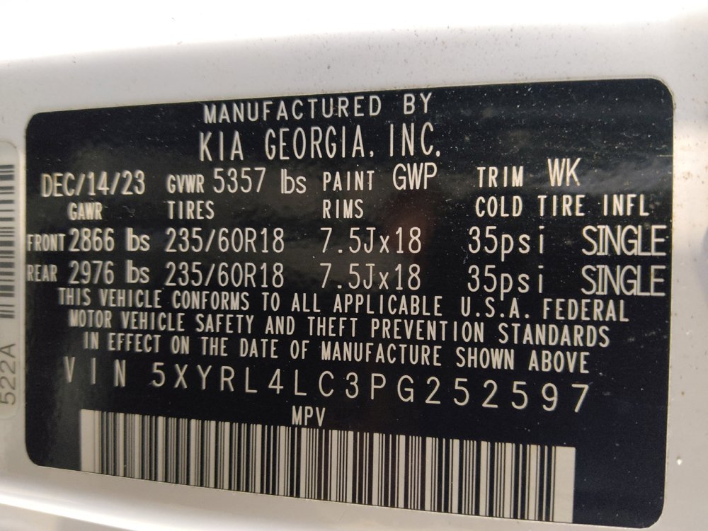 Used 2023 Kia Sorento S w/ Panoramic Sunroof Package FWD image 33